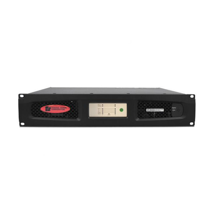 Federal Signal AudioMaster Public Address Amplifier High-Powered Networked 1250W 120-240VAC (CTS2-1250N-120-240)