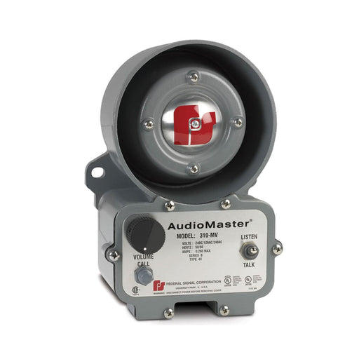 Federal Signal AudioMaster Two-Way Intercom UL And cUL Multi-voltage 24VDC or 120-240VAC (310-MV)