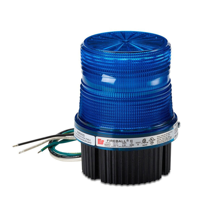 Federal Signal Fireball LED Light UL And cUL 12-24VDC Blue (FB2LED-012-024B)