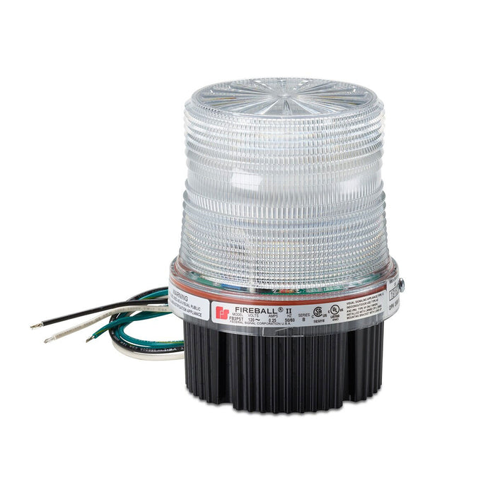 Federal Signal Fireball LED Light UL And cUL 12-24VDC Clear (FB2LED-012-024C)