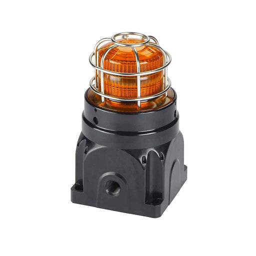 Federal Signal Global Series LED Light Hazardous Location UL/cUL CID2 Zone Listed 120-240VAC EX D Surface Mount High-Profile Lens Amber (G-LED-AC-D-A-H)