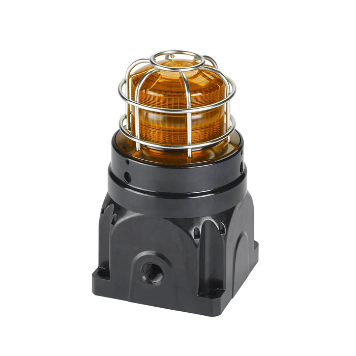 Federal Signal Global Series Strobe Light Hazardous Location UL And cUL CID2 Zone Listed 120VAC EX D Surface Mount 15J Amber (G-STR-120-D-A-15J)