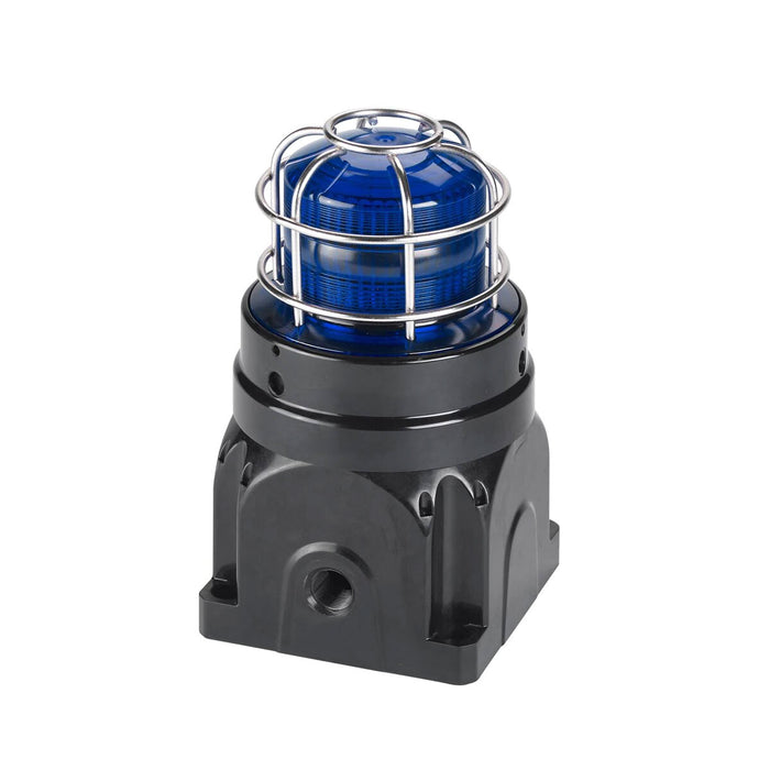 Federal Signal Global Series Strobe Light Hazardous Location UL And cUL CID2 Zone Listed 120VAC EX D Surface Mount 15J Blue (G-STR-120-D-B-15J)