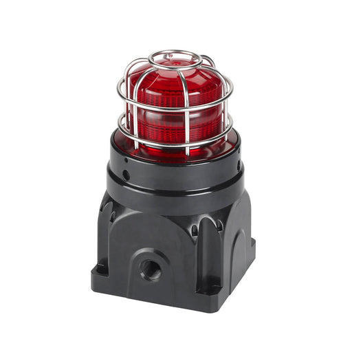 Federal Signal Global Series Strobe Light Hazardous Location UL And cUL CID2 Zone Listed 120VAC EX D Surface Mount 15J Red (G-STR-120-D-R-15J)