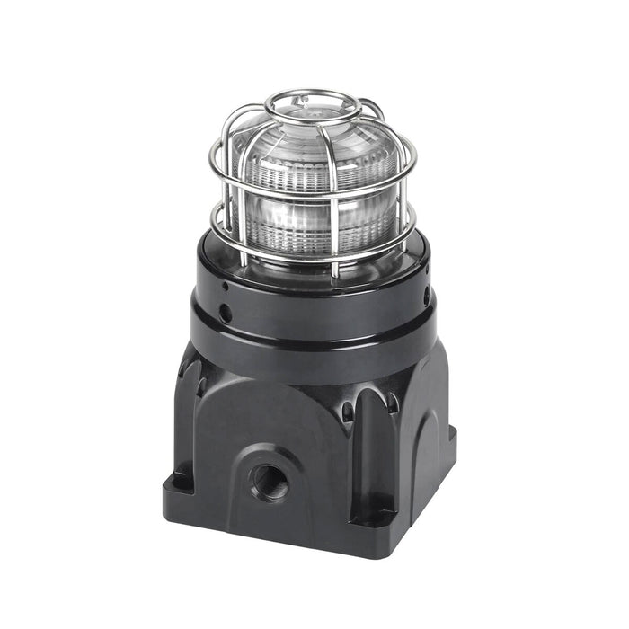 Federal Signal Global Series Strobe Light Hazardous Location UL And cUL CID2 Zone Listed 120VAC EX D Surface Mount 21J Clear (G-STR-120-D-C)