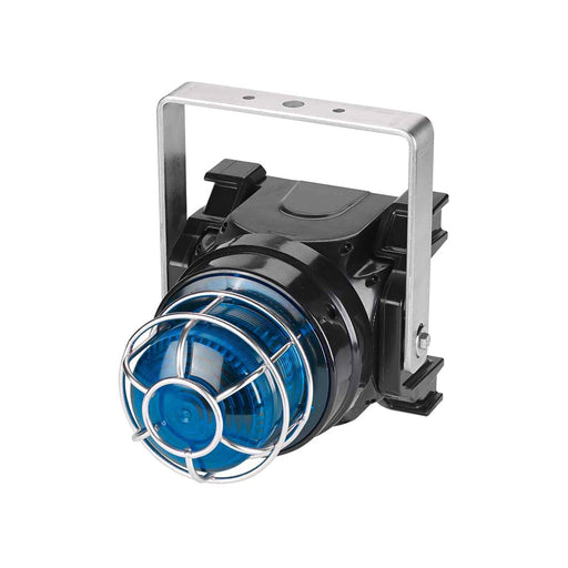 Federal Signal Global Series Strobe Light Hazardous Location UL And cUL CID2 Zone Listed 120VAC EX D U-Bracket Mount 15J Blue (G-STR-120-T-B-15J)