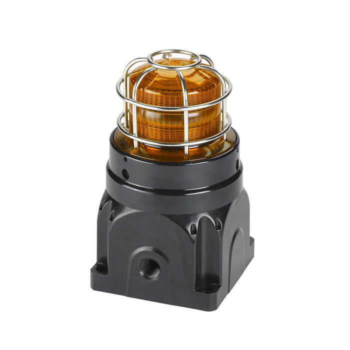Federal Signal Global Series Strobe Light Hazardous Location UL And cUL CID2 Zone Listed 220-240VAC EX D Surface Mount 21J Amber (G-STR-230-D-A)