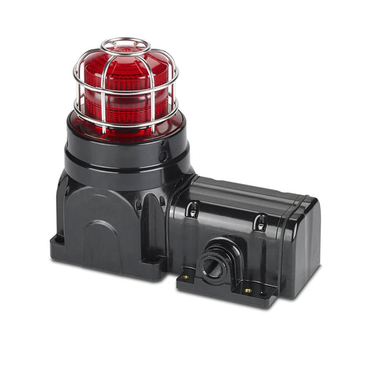 Federal Signal Global Series Strobe Light Hazardous Location UL And cUL CID2 Zone Listed 220-240VAC EX DE Surface Mount 15J Red (G-STR-230-E-R-15J)