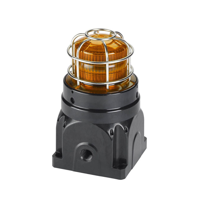 Federal Signal Global Series Strobe Light Hazardous Location UL And cUL CID2 Zone Listed 24VDC EX D Surface Mount 15J Amber (G-STR-024-D-A-15J)