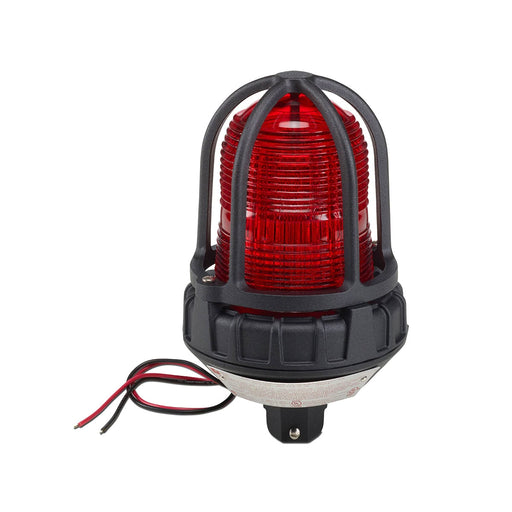Federal Signal LED Light Hazardous Location UL And cUL CID2 Zone Listed Pipe Mount 120-240VAC Red Default Flashing (191XL-CN-120-240R)