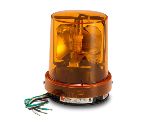 Federal Signal NSF Sanitation Rotating LED Light 120VAC Amber (121SLED-120A-N)