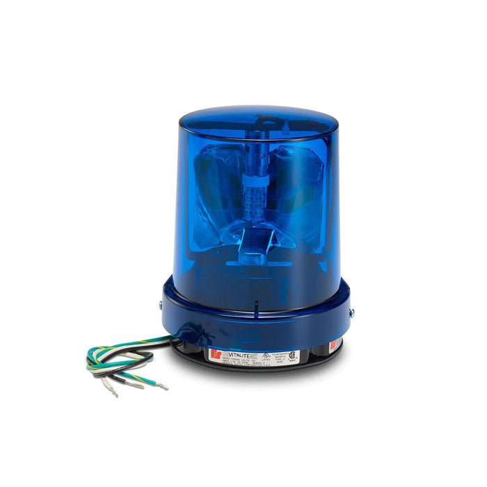 Federal Signal NSF Sanitation Rotating LED Light 120VAC Blue (121SLED-120B-N)