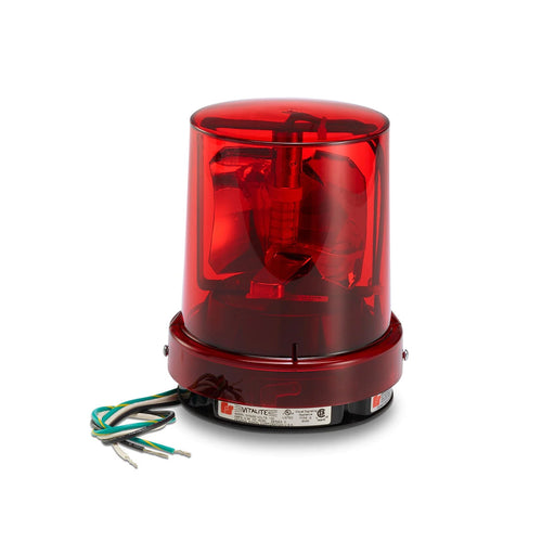Federal Signal NSF Sanitation Rotating LED Light 120VAC Red (121SLED-120R-N)