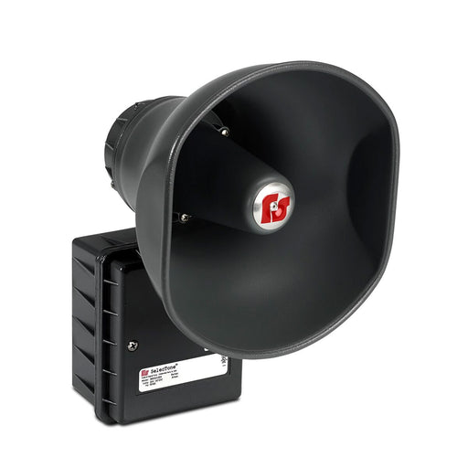 Federal Signal SelecTone 15W Amplified Speaker UL And cUL 24VAC/DC Black (300GC-024-B)