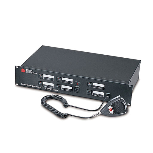 Federal Signal SelecTone Command Unit Rack Mount UL And cUL 2 Channel Multi-Voltage 24VDC or 120VAC (300VSC-1044SB2C)
