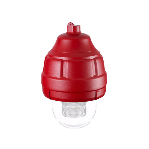 Federal Signal Strobe Light Explosion-Proof Supervised Limited In-Rush UL And cUL CID1 24VDC Red Housing Clear (FSEX-24PMC-MOD)