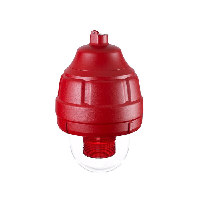 Federal Signal Strobe Light Explosion-Proof Supervised Limited In-Rush UL And cUL CID1 24VDC Red Housing Red (FSEX-24PMR-MOD)
