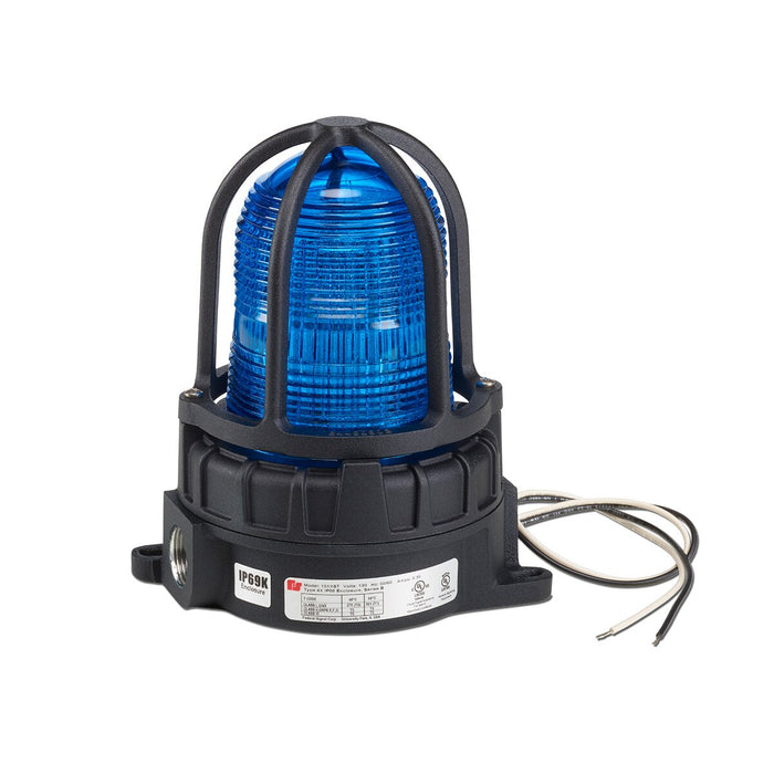 Federal Signal Strobe Light Hazardous Location UL And cUL CID2 Surface Mount 12-24VDC Blue (151XST-S12-24B)