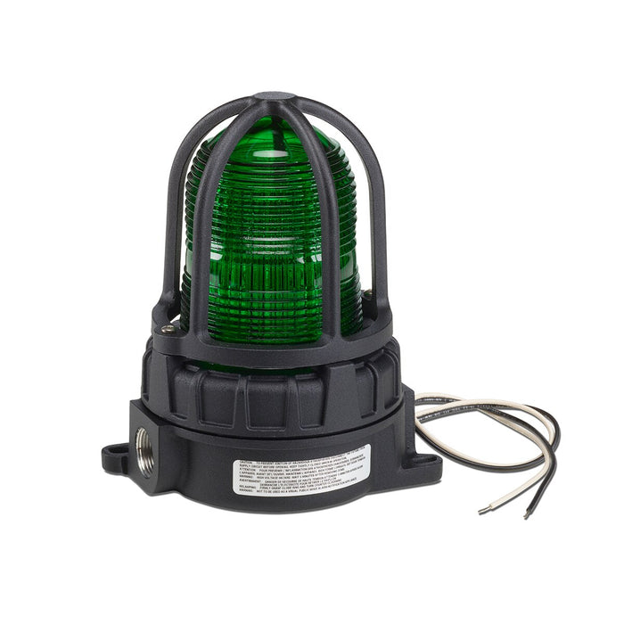 Federal Signal Strobe Light Hazardous Location UL And cUL CID2 Surface Mount 120VAC Green (151XST-S120G)