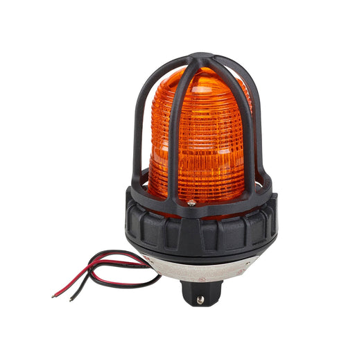 Federal Signal Strobe Light Supervised Hazardous Location UL And cUL CID2 Pipe Mount 12-24VDC Amber (154XST-012-024A)