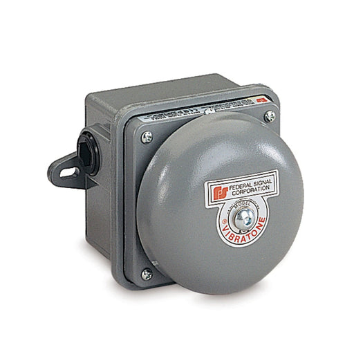 Federal Signal Vibrating Bell Assembly 4 Inch Weatherproof Back Box UL And cUL 120VAC (504WB-120)