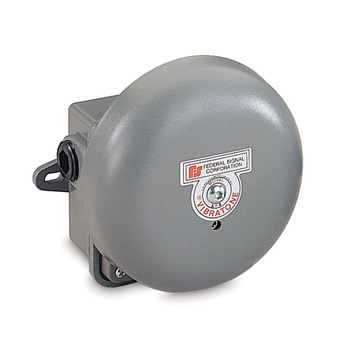 Federal Signal Vibrating Bell Assembly 6 Inch Weatherproof Back Box UL And cUL 120VAC (506WB-120)