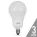 Feit Electric A15 40W Equivalent LED White Candelabra Base 5000K Bulb 3-Pack (A1540C/850/10KLED/3)