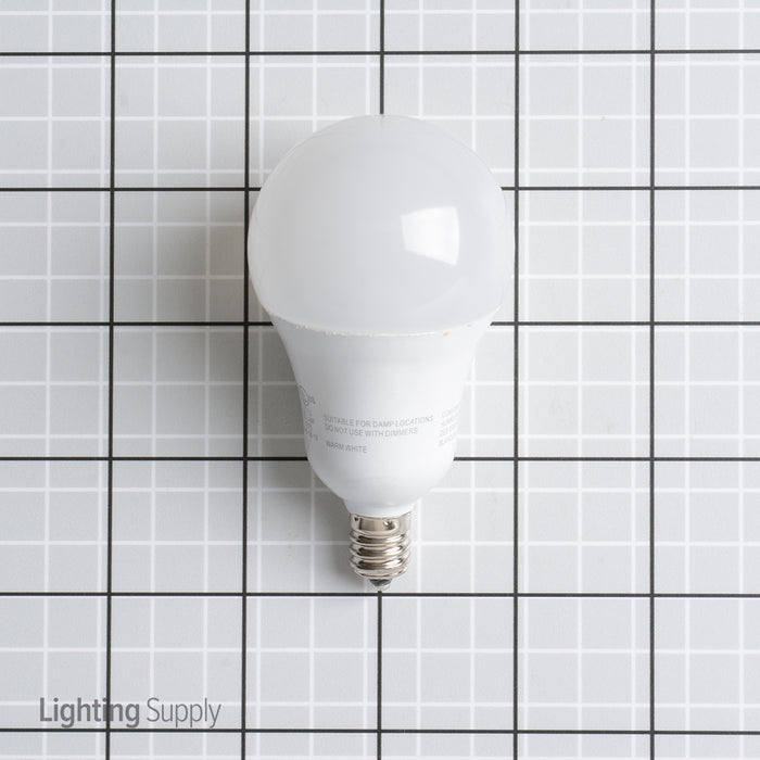 Feit Electric A15 60W Equivalent LED White Candelabra Base 2700K Bulb 3-Pack (A1560C/10KLED/3)