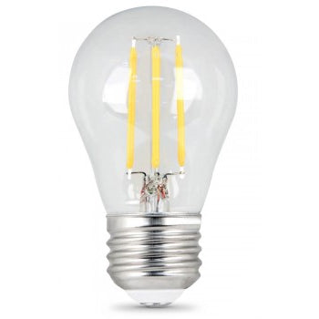 Feit Electric A15 Filament 2.7W LED 25W Equivalent Dimmable Clear Medium E26 Base 250Lm 2700K Bulb 2-Pack (BPA1525/927CA/FIL/2)