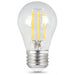 Feit Electric A15 Filament LED 40W Equivalent Dimmable Frost Medium Base 300Lm 2700K Bulb 2-Pack (BPA1540/F/827/LED/2)