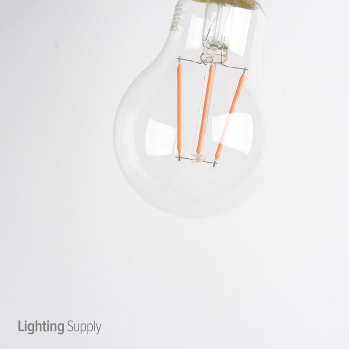 Feit Electric Filament Colored LED 3.6W Medium Base A19 Transparent Red Bulb (A19/TR/LED)