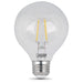 Feit Electric Filament LED 60W Equivalent Dimmable Medium Base Clear Globe G25500Lm 5000K Bulb (BPG2560/950CA/FIL/RP)