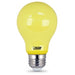 Feit Electric LED A-Shape Non-Dimmable Omnidirectional Filament Yellow Bug Light 60W Equivalent Bulb (A19/BUG/LED)