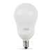 Feit Electric LED A15 40W Equivalent 450Lm Filament White Glass Candelabra Base 2700K 2-Pack CEC Compliant Bulb (BPA1540C/927CA/2)