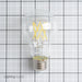 Feit Electric LED A19 60W Equivalent 750Lm Filament Clear Glass Medium Base 5000K 2-Pack CEC Compliant Bulb (BPA1960CL950CA/FIL/2)