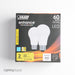 Feit Electric LED A19 60W Equivalent 800Lm Dimmable 3000K 2-Pack (OM60DM/930CA/2)