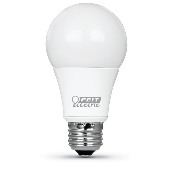 Feit Electric LED A19 60W Equivalent 800Lm Dimmable 2700K 4-Pack CEC Compliant Bulb (OM60DM/927CA/4)