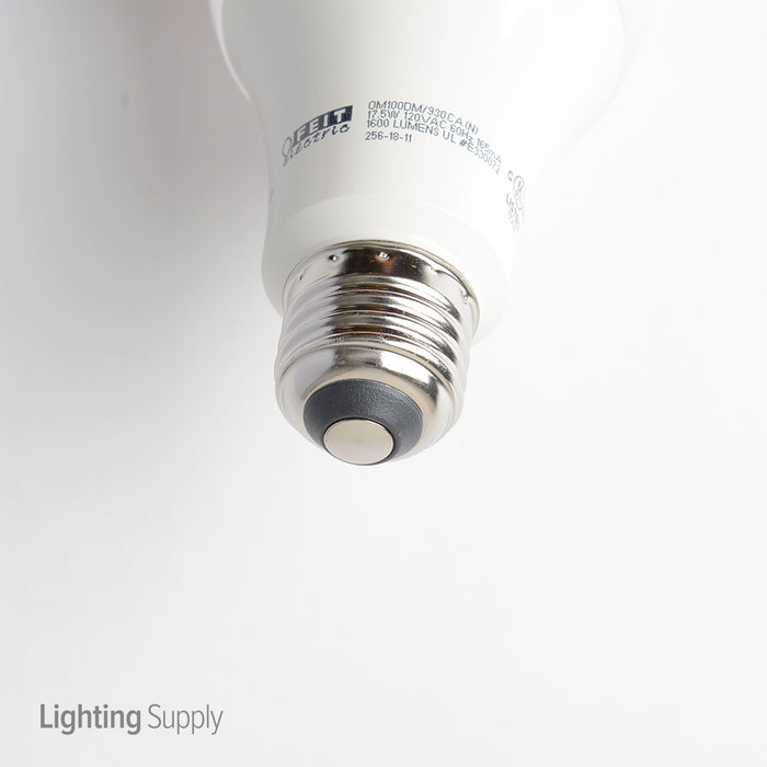 Feit Electric LED A21 100W Equivalent 1600Lm Dimmable 25000 Hours 3000K CEC Compliant Bulb (OM100DM/930CA)