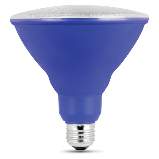 Feit Electric LED 7W Blue Color PAR38 Reflector Bulb E26 Base (PAR38/B/10KLED/BX)