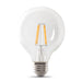 Feit Electric LED Globe G25 60W Equivalent 500Lm Filament Clear Glass Medium 2700K CEC Compliant Bulb (BPG2560/927CA/FIL/RP)