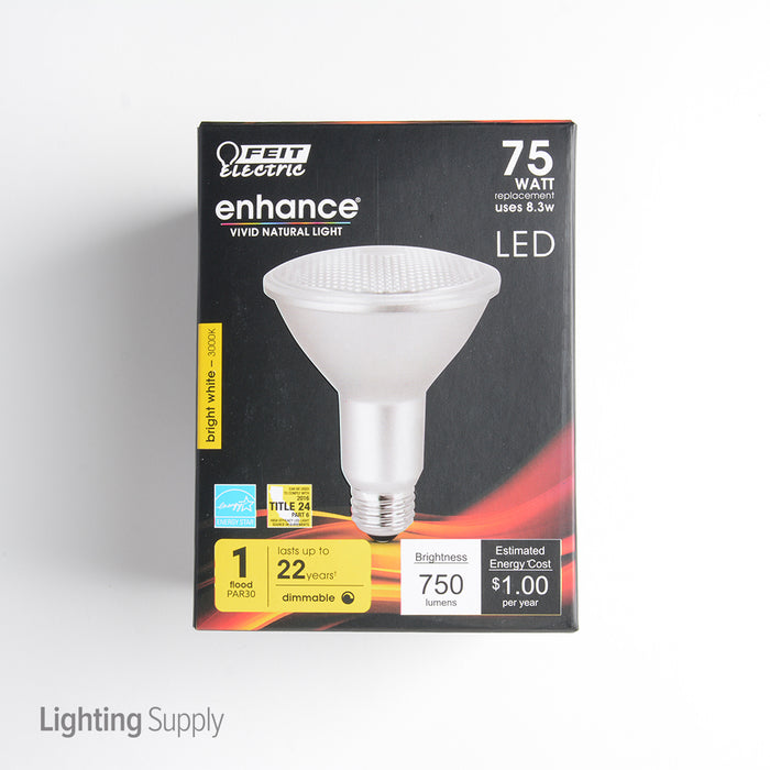 Feit Electric LED PAR30 75W Equivalent 750Lm Dimmable Long Neck 3000K CEC Compliant Bulb (PAR30LDM/930CA)