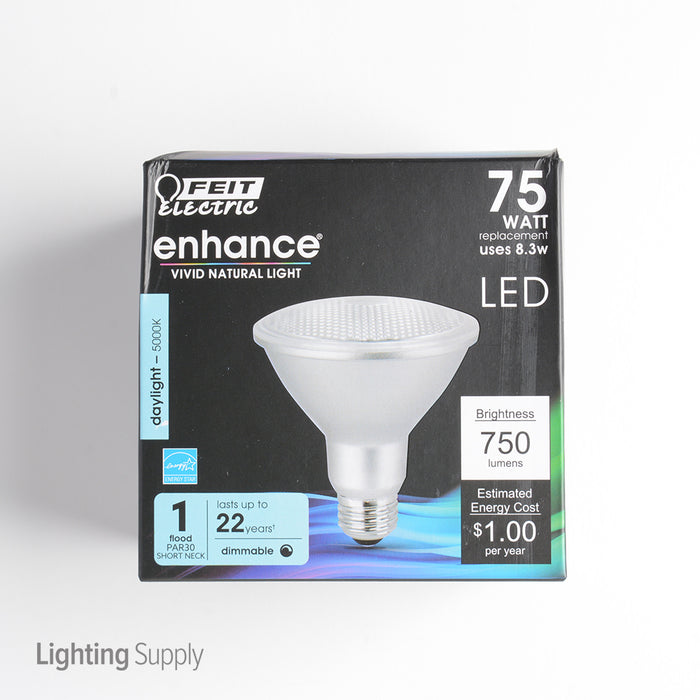 Feit Electric LED PAR30S 75W Equivalent 750Lm Dimmable Short Neck 5000K CEC Compliant Bulb (PAR30SDM/950CA)