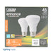 Feit Electric LED R20 45W Equivalent 450Lm Dimmable 2700K 2-Pack CEC Compliant Bulb (R20DM/927CA/2)