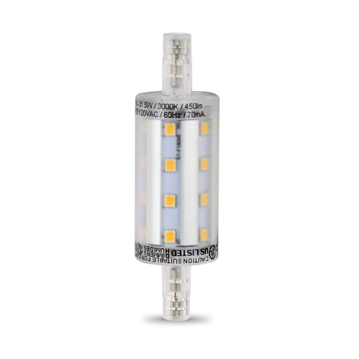 Feit Electric LED R7S 40W Equivalent 450Lm 78mm Double-Ended T3 Halogen Replacement Bulb 3000K Bulb (BPJ78/LED)