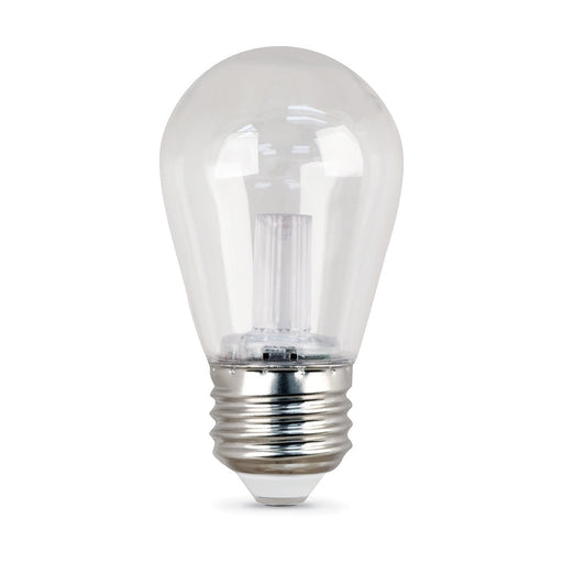 Feit Electric LED S14 Bulb Non-Dimmable Clear Medium Base Bulb 3000K (BPS14/SU/LED)