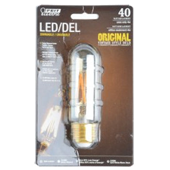 Feit Electric LED Vintage T10 Bulb 4W 120V 300Lm E26 Base 2100K (T10/VG/LED)