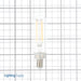 Feit Electric T8 E12 LED Clear Vintage Bulb 2700K (T8C/CL/VG/CA/LED)