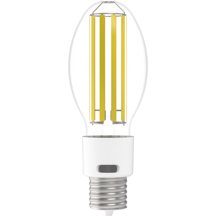 RAB LED Glass Filament HID ED28 Lamp Wattage Selectable 45W/38W/30W 5000K EX39 Base 80 CRI Dimmable (FHID-45S-EX39-850)