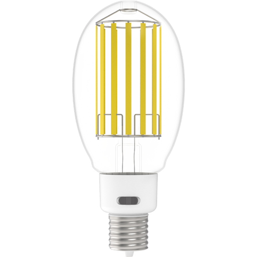 RAB LED Glass Filament HID ED37 Lamp Wattage Selectable 65W/55W/45W 5000K EX39 Base 80 CRI Dimmable (FHID-65S-EX39-850)