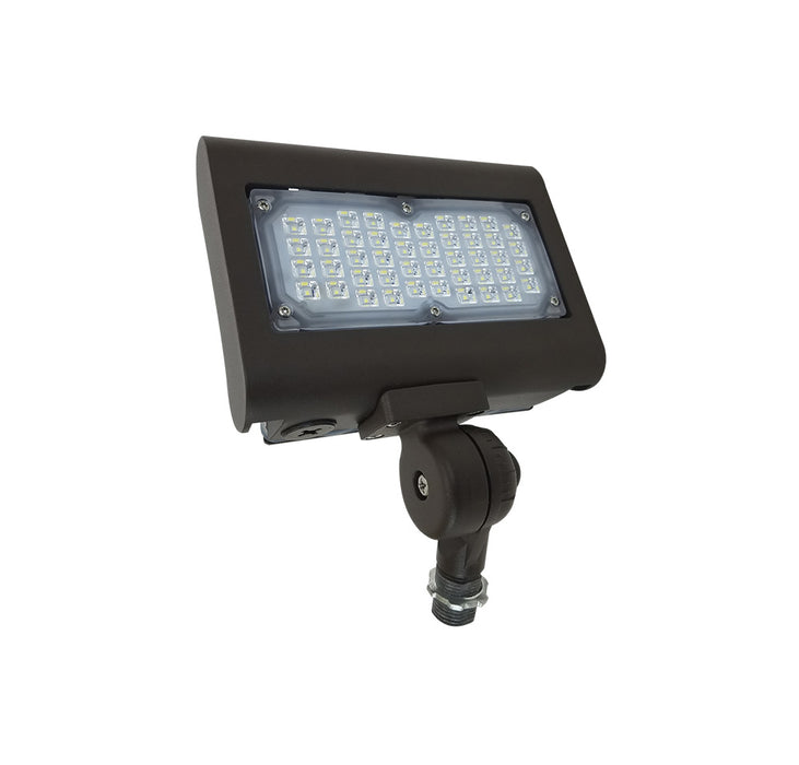 RDA Lighting FL2-LED31-B-5K-BRZ-DIM-YK Floodlight 31W 120-277V 5000K Bronze Finish 0-10V Dimming And Yoke Mount (052151)